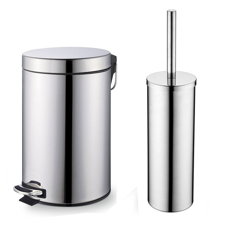 Symple Stuff FreeStanding Toilet Roll & Brush Holder & Reviews